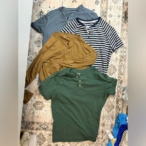 4 men's shirts